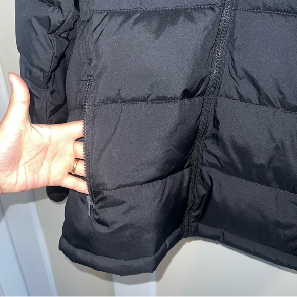 Hollister Black Hooded Puffer Jacket with Arm Logo Men’s Size: XL - Picture 4 of 8